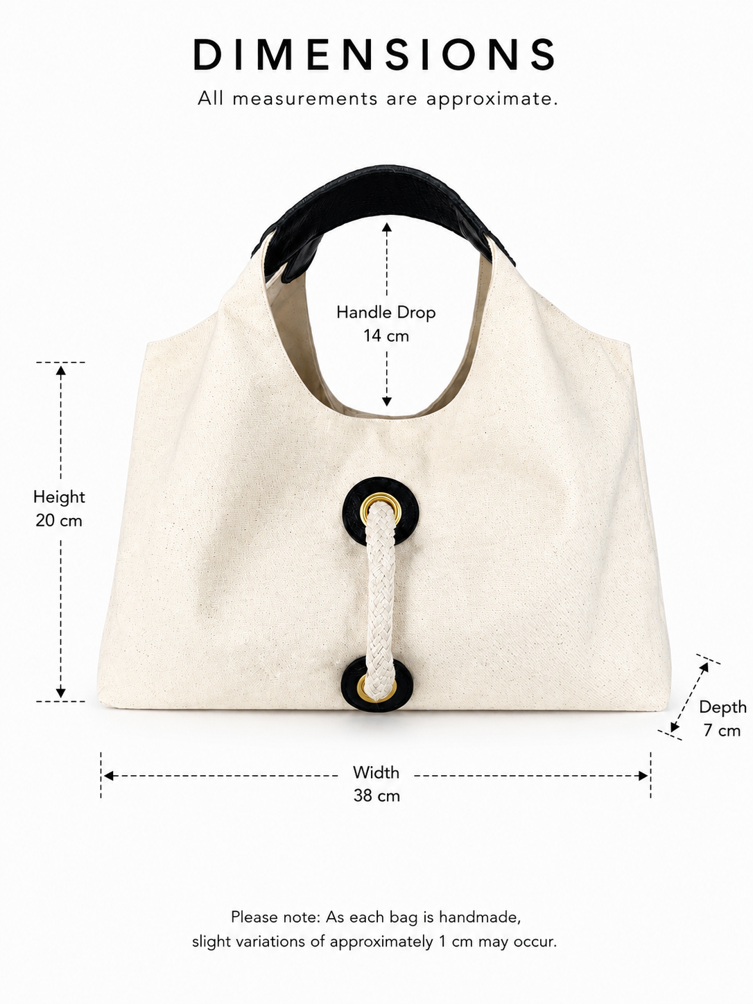 Ecru Canvas Tote