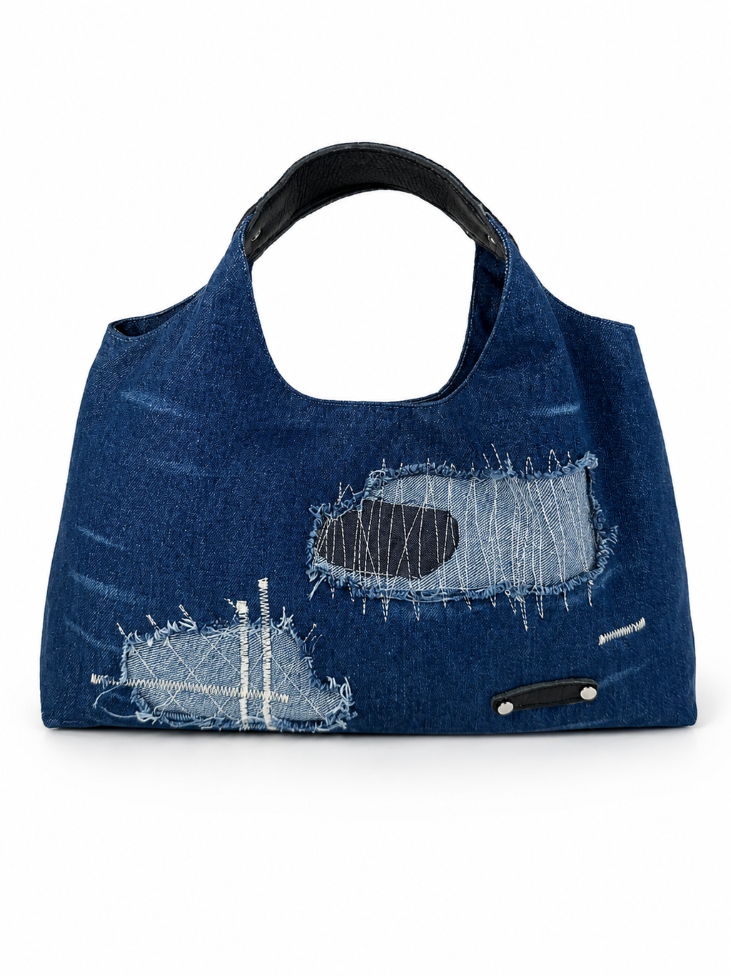 Denim Patchwork Tote