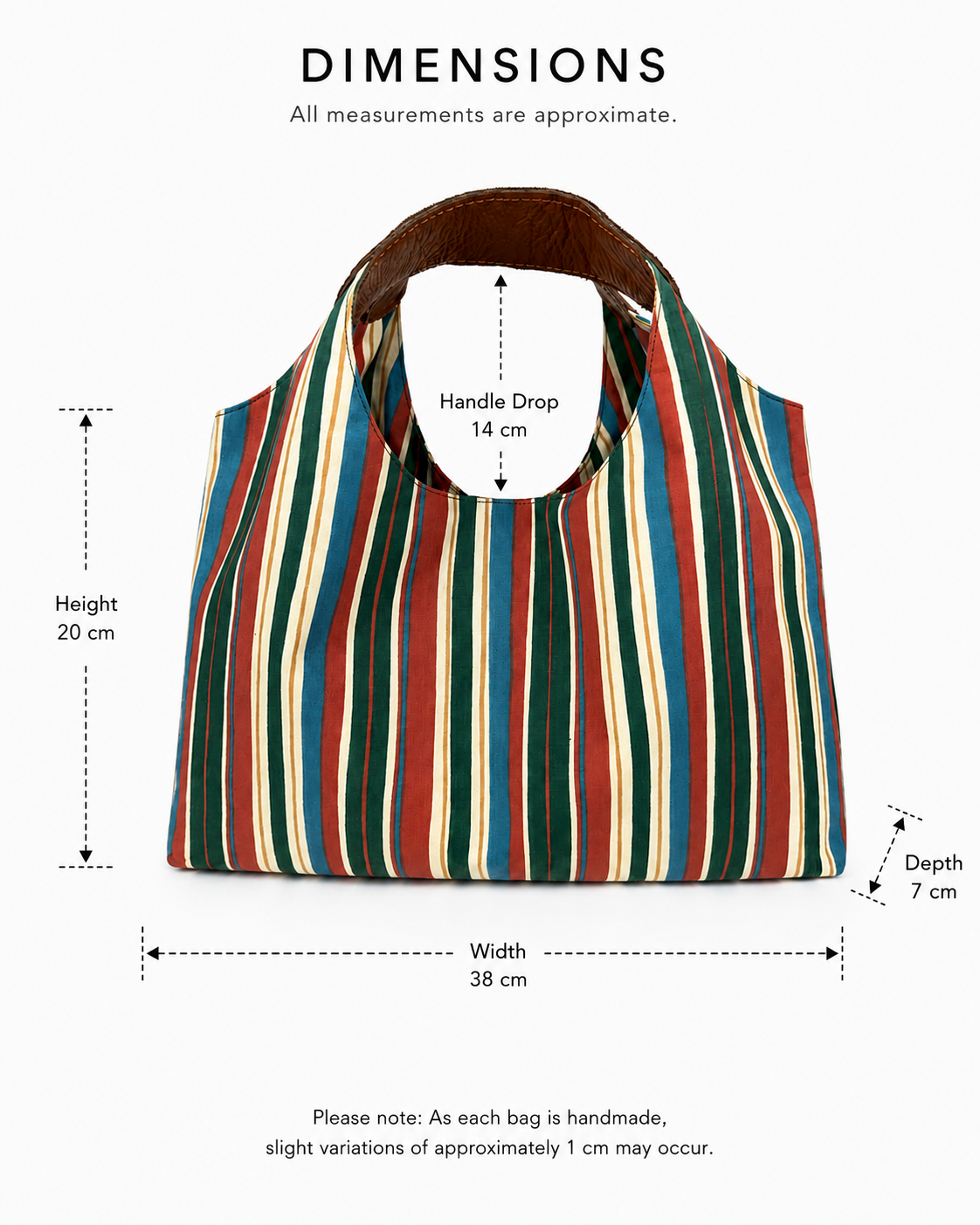 Striped Cotton Tote