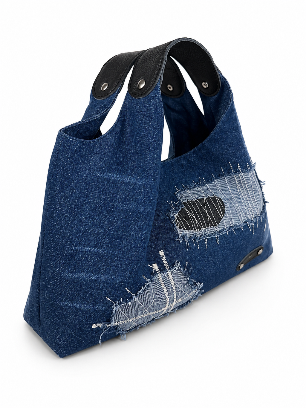 Denim Patchwork Tote